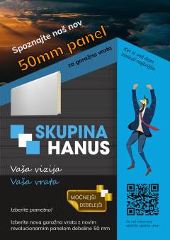 Gražna vrata - inovativen revolucionarni 50mm panel