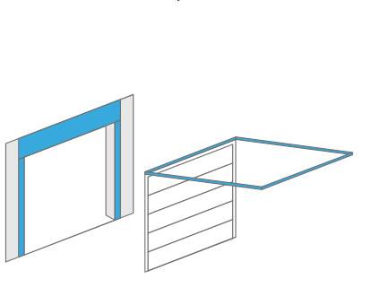 Klasična montaža s minimalno preklado 18 cm